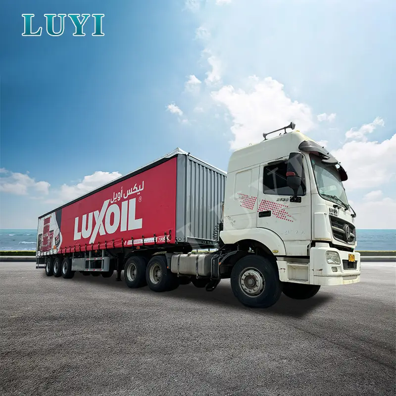 3-Axle Side Curtain Semi-Trailer 20-25T Capacity 1