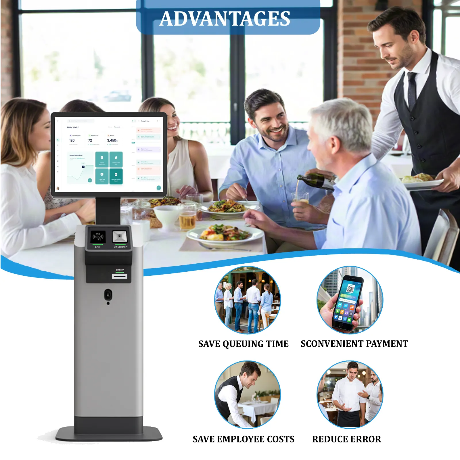 Library Book Kiosk Payment Kiosk Wholesale - E-Star 6