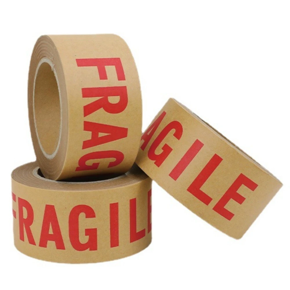 Factory Wholesale Custom Printing Kraft Paper Tape Self-Adhesive Paper Kraft Tape Personalized Kraft Paper Packing Tape 1