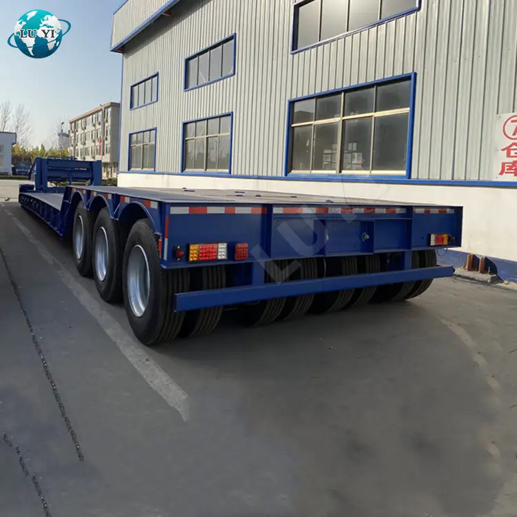 Detachable Gooseneck Lowbed Trailer for Heavy Duty Loading 1