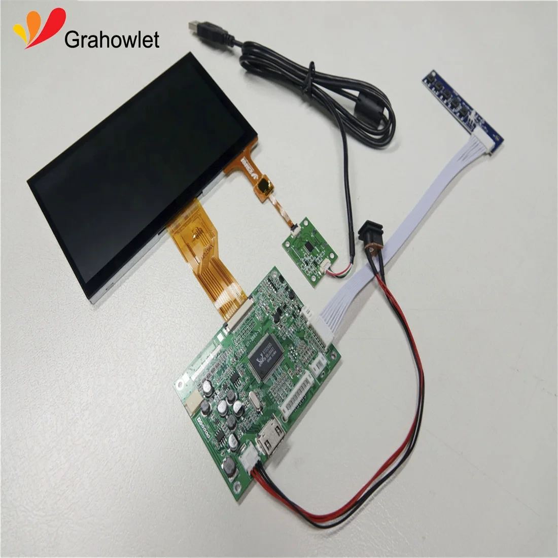 Hx0701703 7 Inch 1024x600 500cd/m2 Tft Lcd Screen With 7 Capacitive Touch Panel Tft Lcd Capacitive Touch Screen Module 1