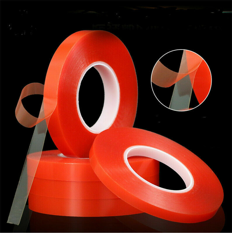 Red Clear Tape Waterproof Nano Pad Double Sided Grip Tape Strong Adhesive Invisible Gel Super Sticky nape tape 3