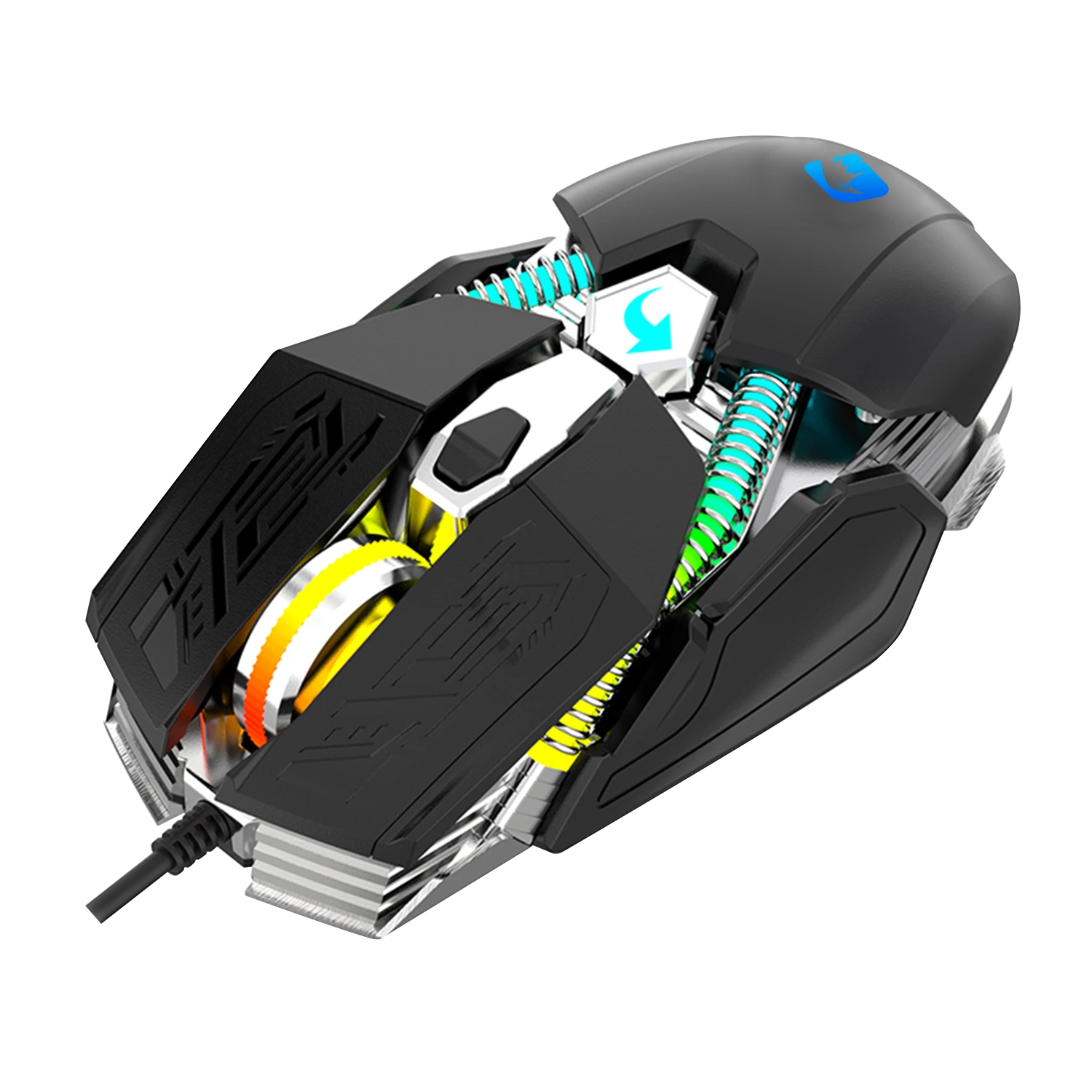 Esgaming Настройка регулируемой DPI Computer USB Plug Blug Black Ergonycial Esports Optical 7D Gaming Mouse для компьютерного ноутбука 1