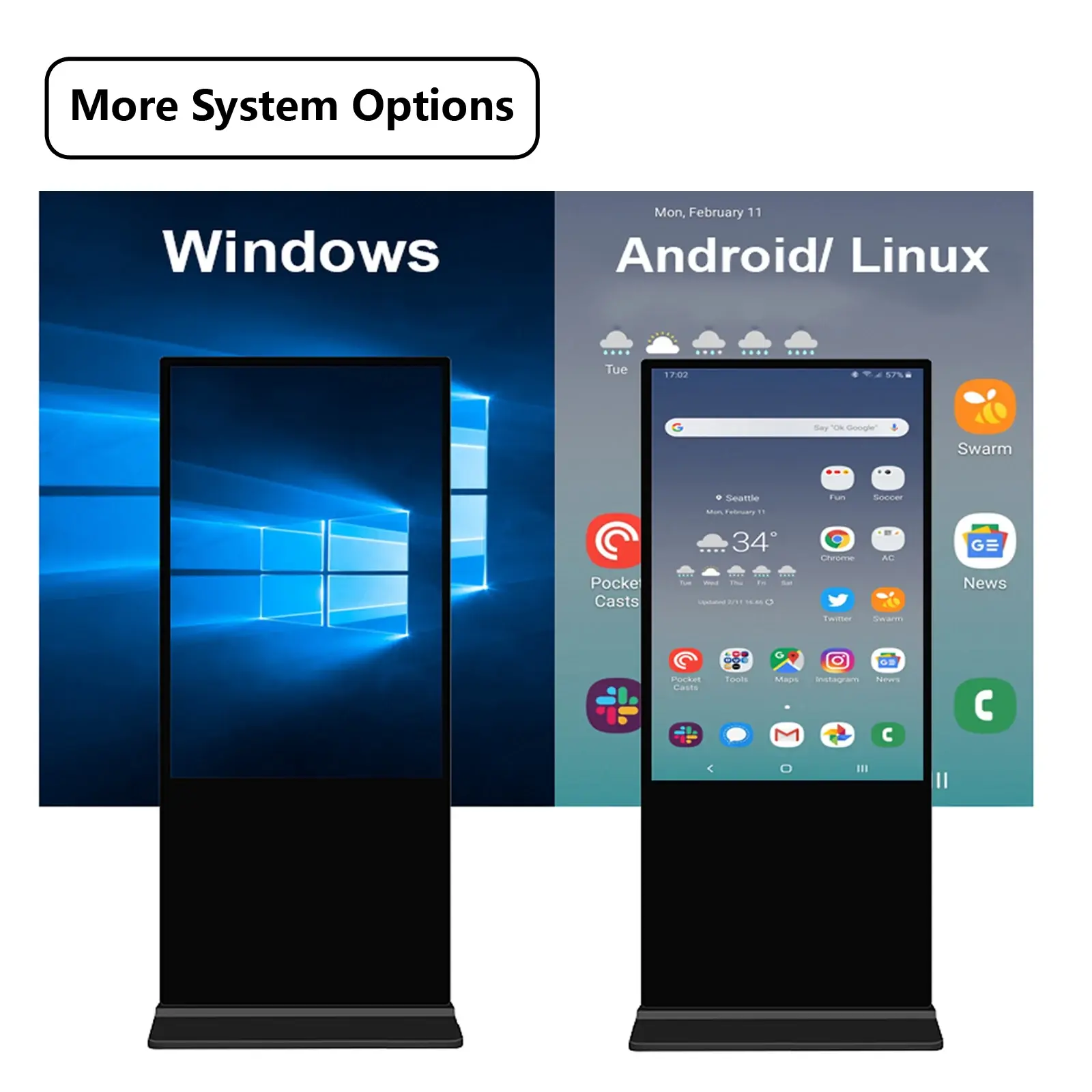 Custom Kiosk Manufacturer 250cd/m2 (250-1000 Optional) Wholesale - E-Star 2