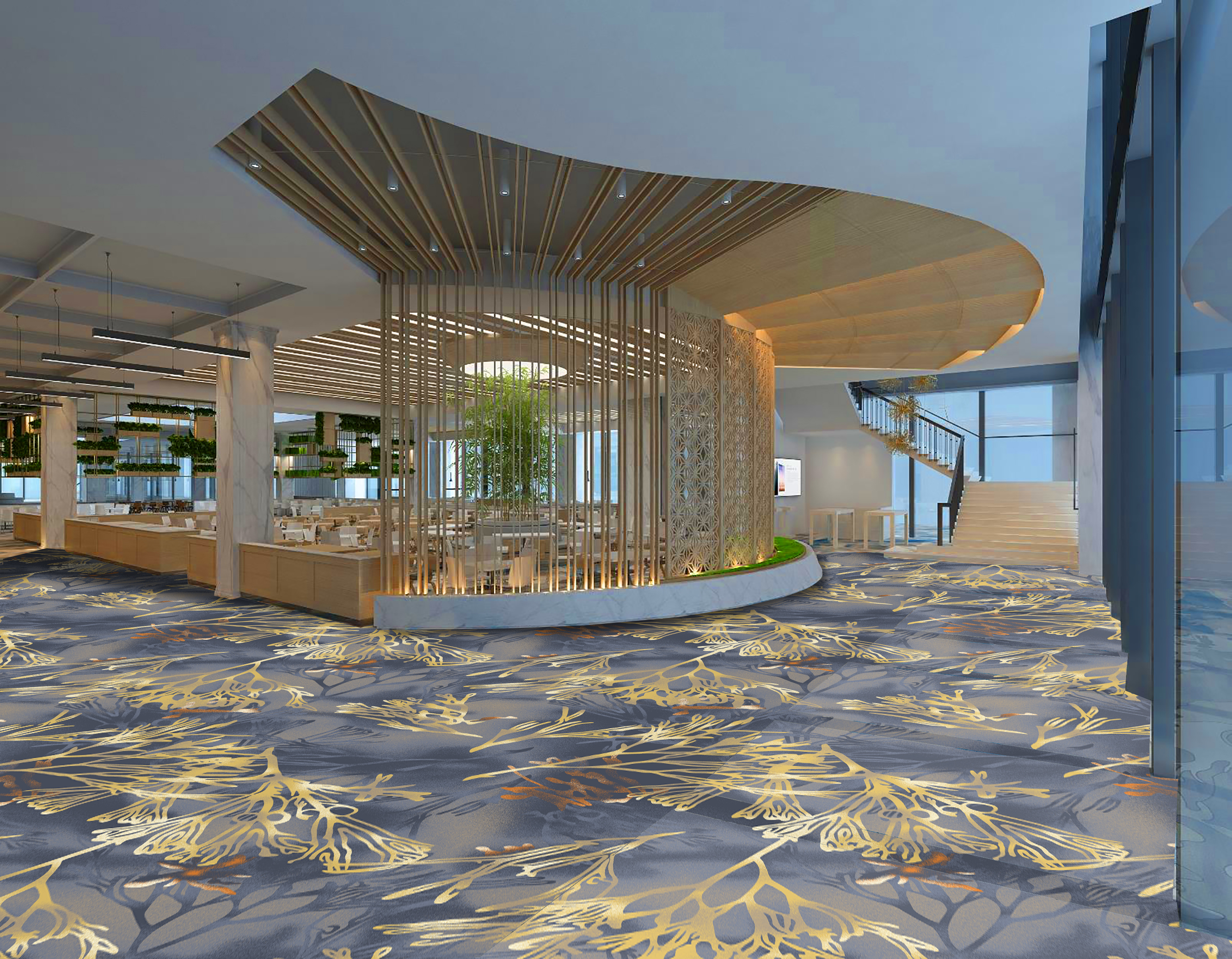 Moquette Axminster per hotel - Verde ed ecologica 4