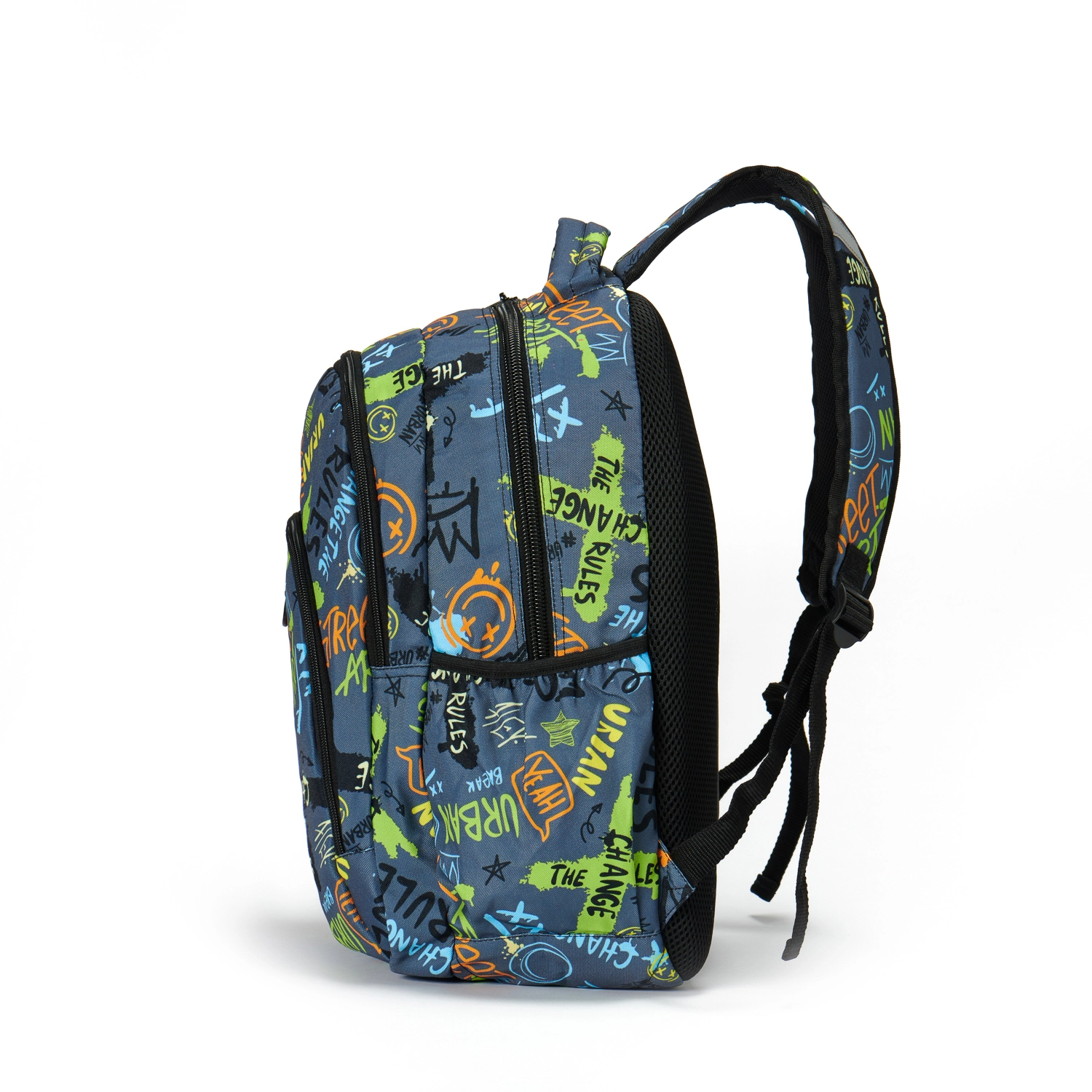 Trendy College Student Backpack Kids School Bags Black Business Backpack With Usb Outdoor Casual Running Print Bag Wholesale 1
