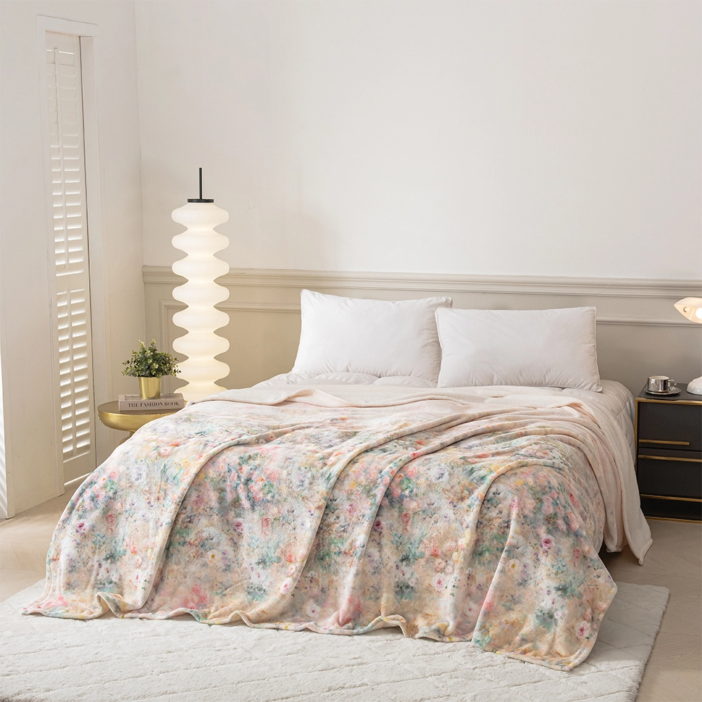 Blankets For Winter Digital Printed Bedding Plush Microfiber Polyester Blanket 300 Gsm 1
