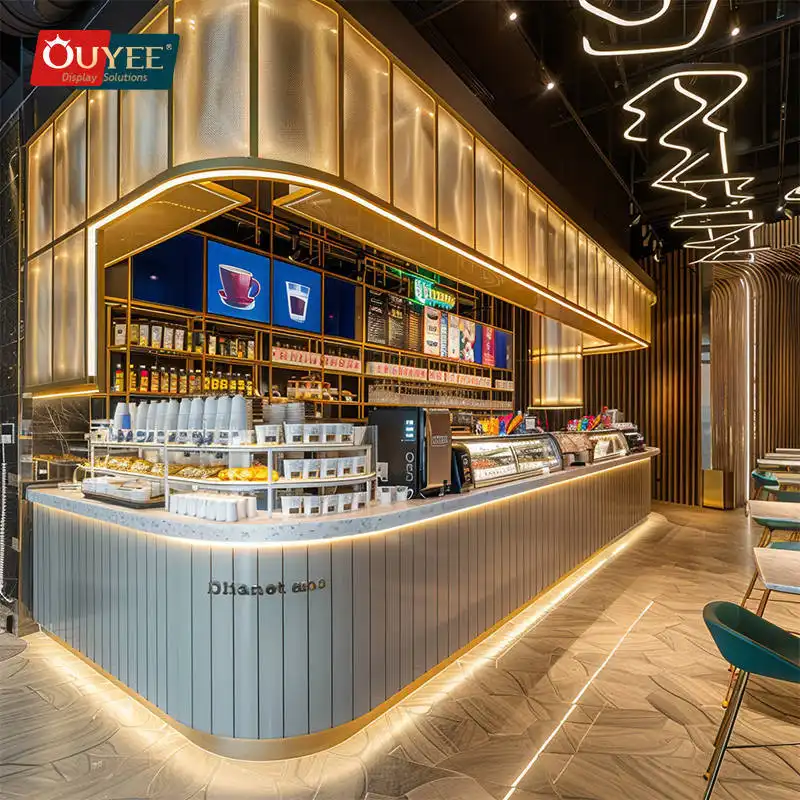 Modulare Theke für gewerbliche Cafés, Kioske und Restaurants 1