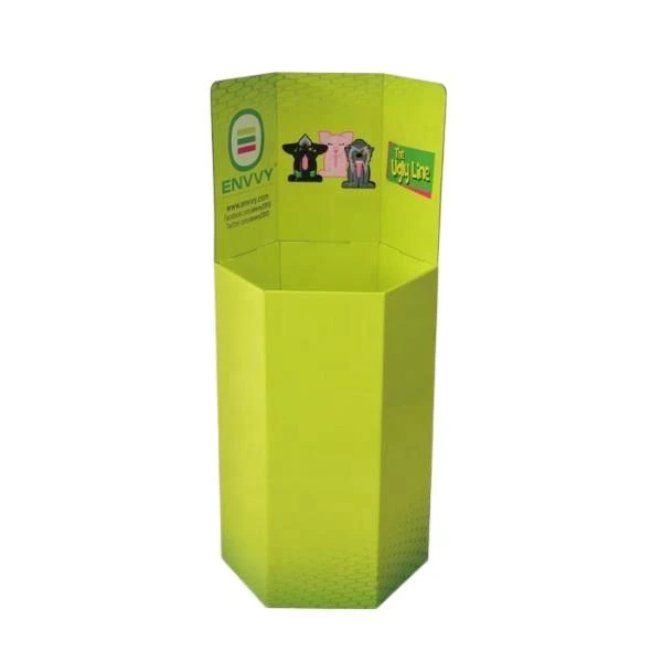 Custom Display Racks for Retail Store, Cardboard Pop Floor Display Box Dump Bin Display for Supermarket 1