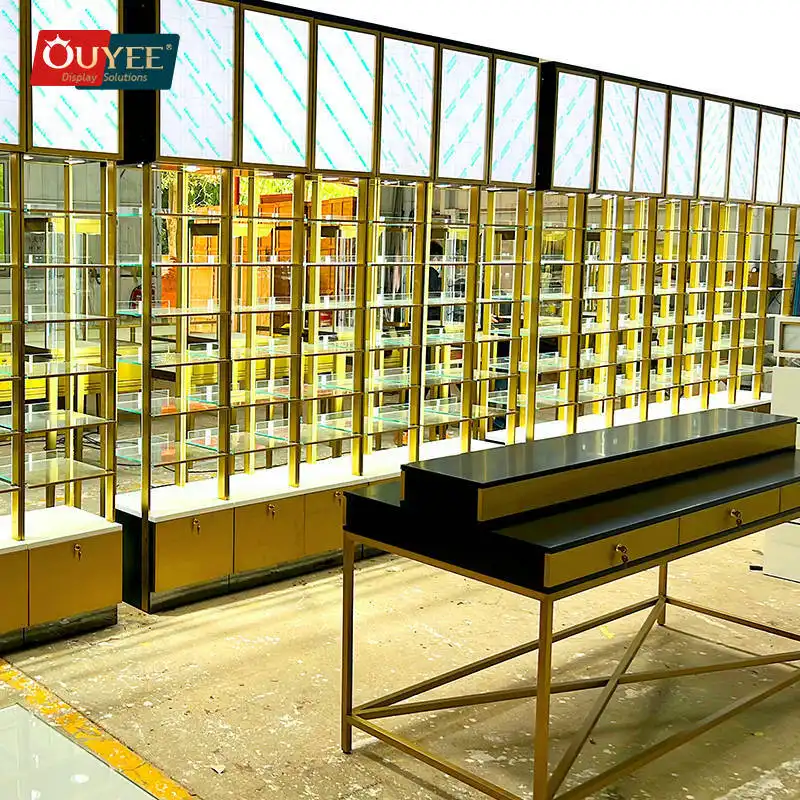 خزانة عرض زجاجية جدارية للعطور - خزانة تخزين العطور 1