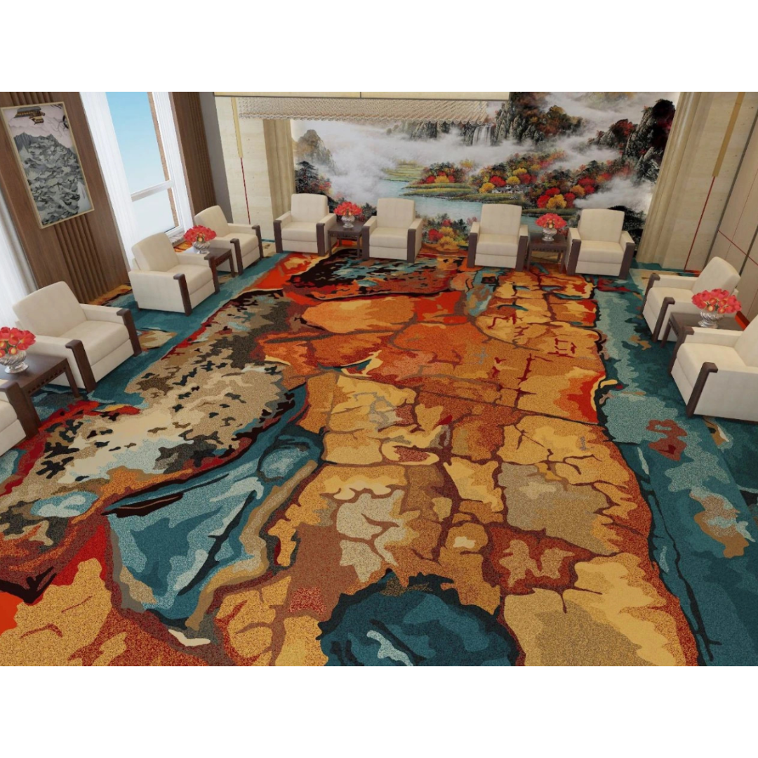 China Axminster Carpet | Luxury Printed Rugs for Hotels & Homes 2