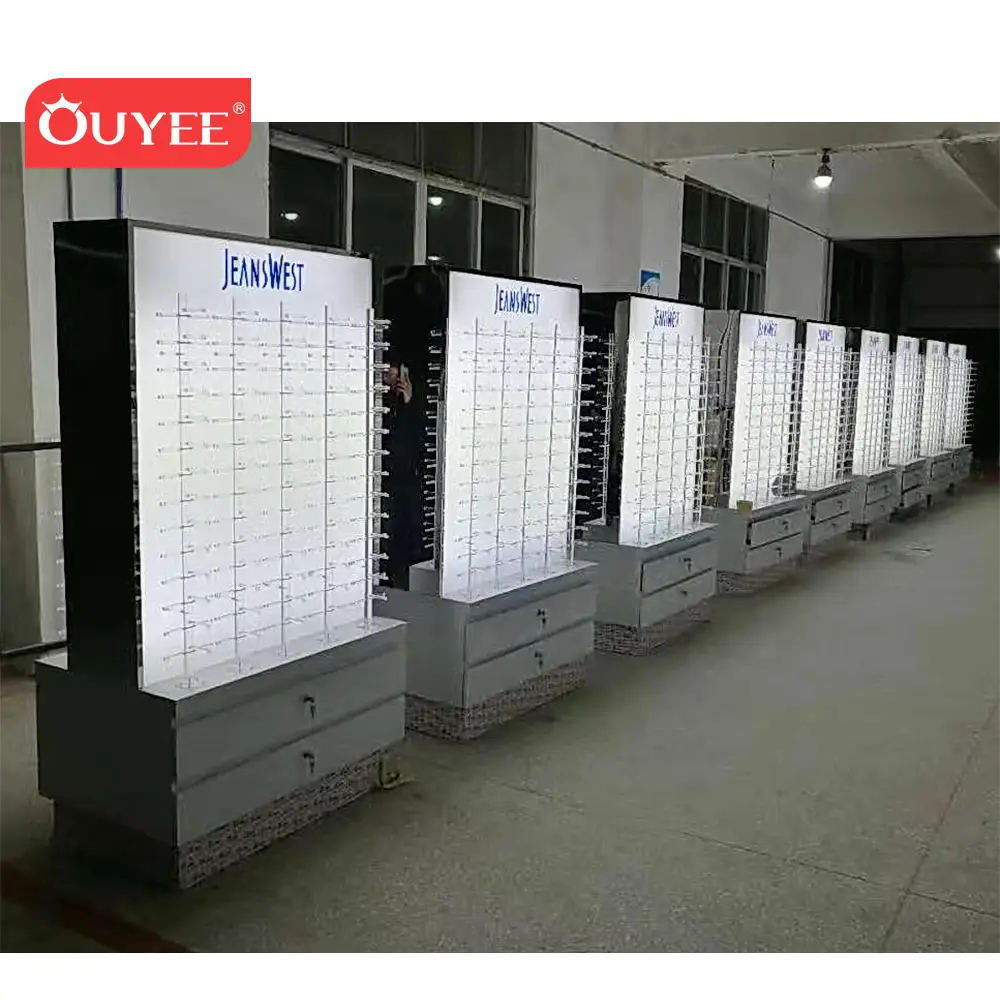 Vitrines personalizadas para óticas, balcões para óculos de grau e de sol. 1