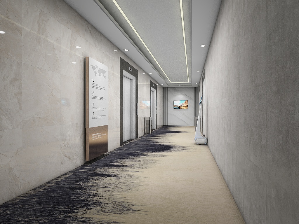 Akminster Wool Nylon Printed Hotel Corridor Carpet 4m Width 7