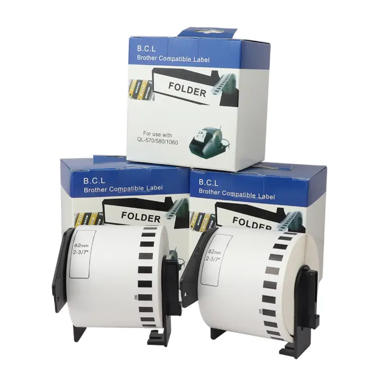 Etichette compatibili Brother DK-22205/2205, 62 mm x 30,48 m 1