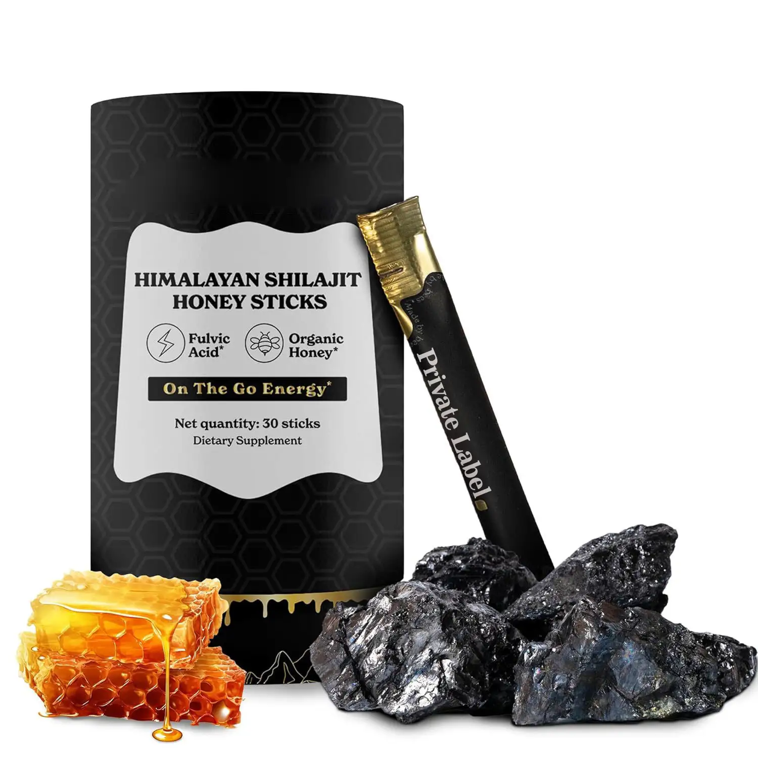 OEM Private Label Himalayan Shilajit Honey Sticks Sleep Aid 1