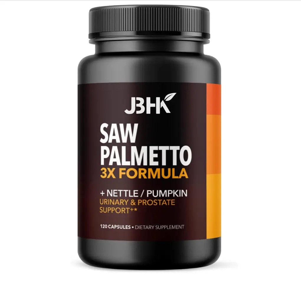 Saw Palmetto 500mg Capsules Prostate Herbal Supplement OEM 1