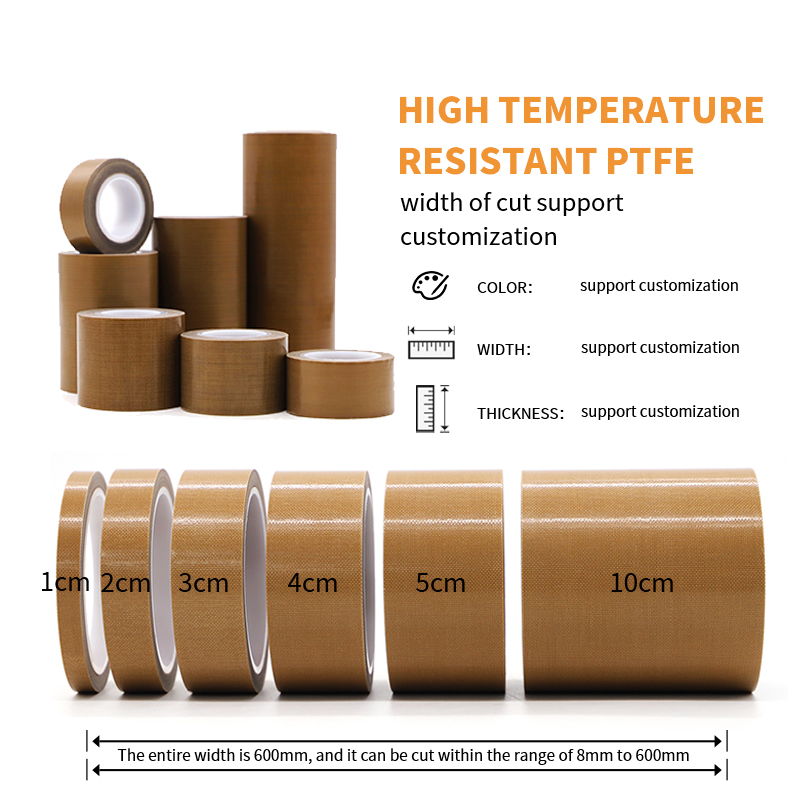 Hochtemperatur-Tuch, Wärmedämmung, flammhemmend, verschleißfest, Te Flon-Folie, PTFE-Klebeband 3