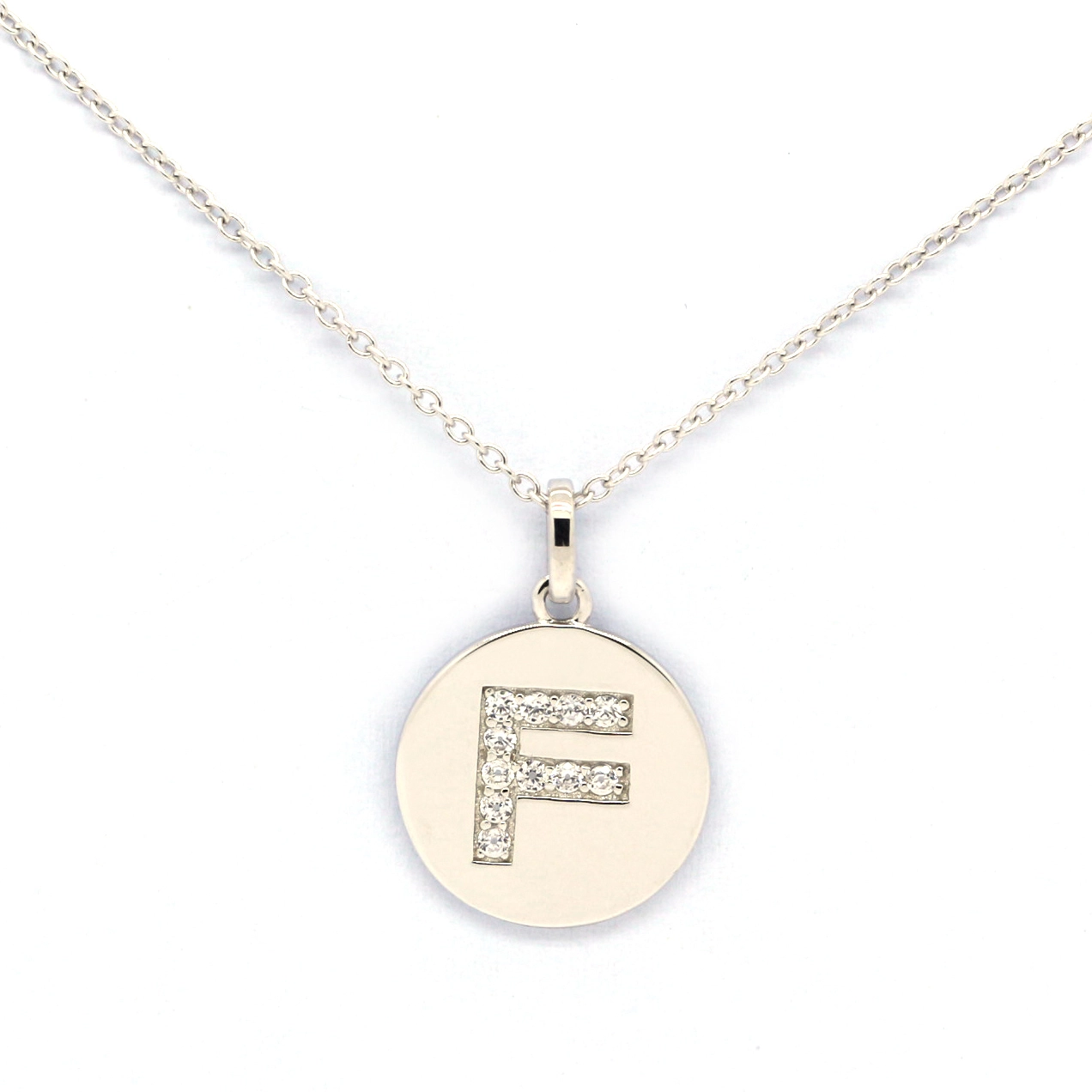 Fenghang 925 Sterling Silver Luxury Cz Diamond Pendant Necklace Women 1