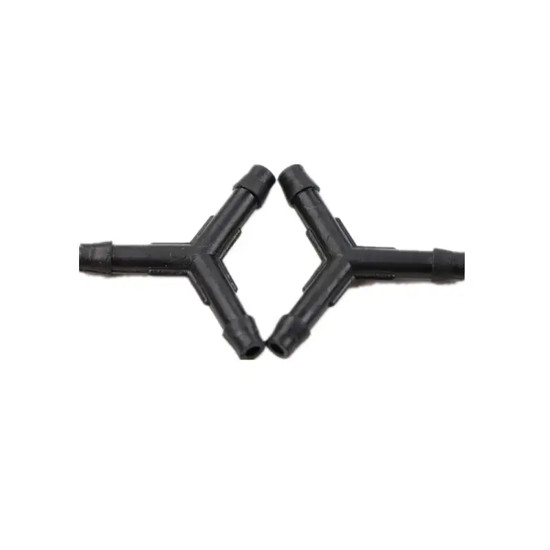 迷你洒水器适配器 PP/PE PN10/16 黑色，适用于农用滴灌 1