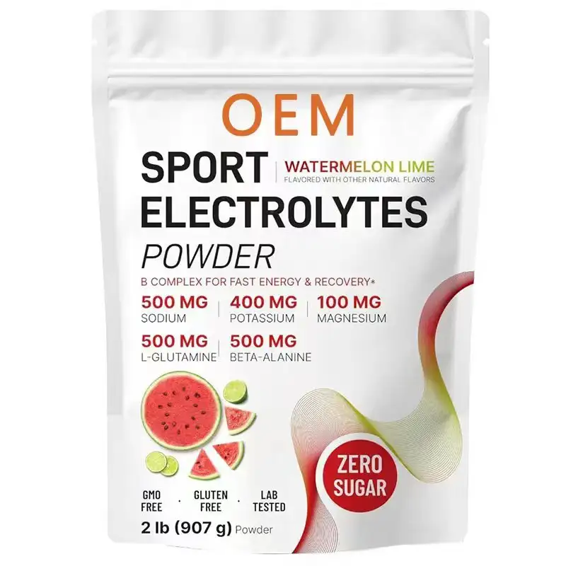 OEM Electrolyte Energy Powder 2g Zero-Sugar Muscle Support 1