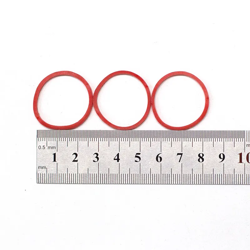 38mm Red Rubber Bands, Strong Elastic for Packaging & Daily Use – Wholesale 3