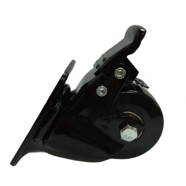 Luxury Style 50mm 2 Inch 150kgs Modified Pp Po All Black Swivel Double Ball Bearings Heavy Duty Caster Wheel For Table 1