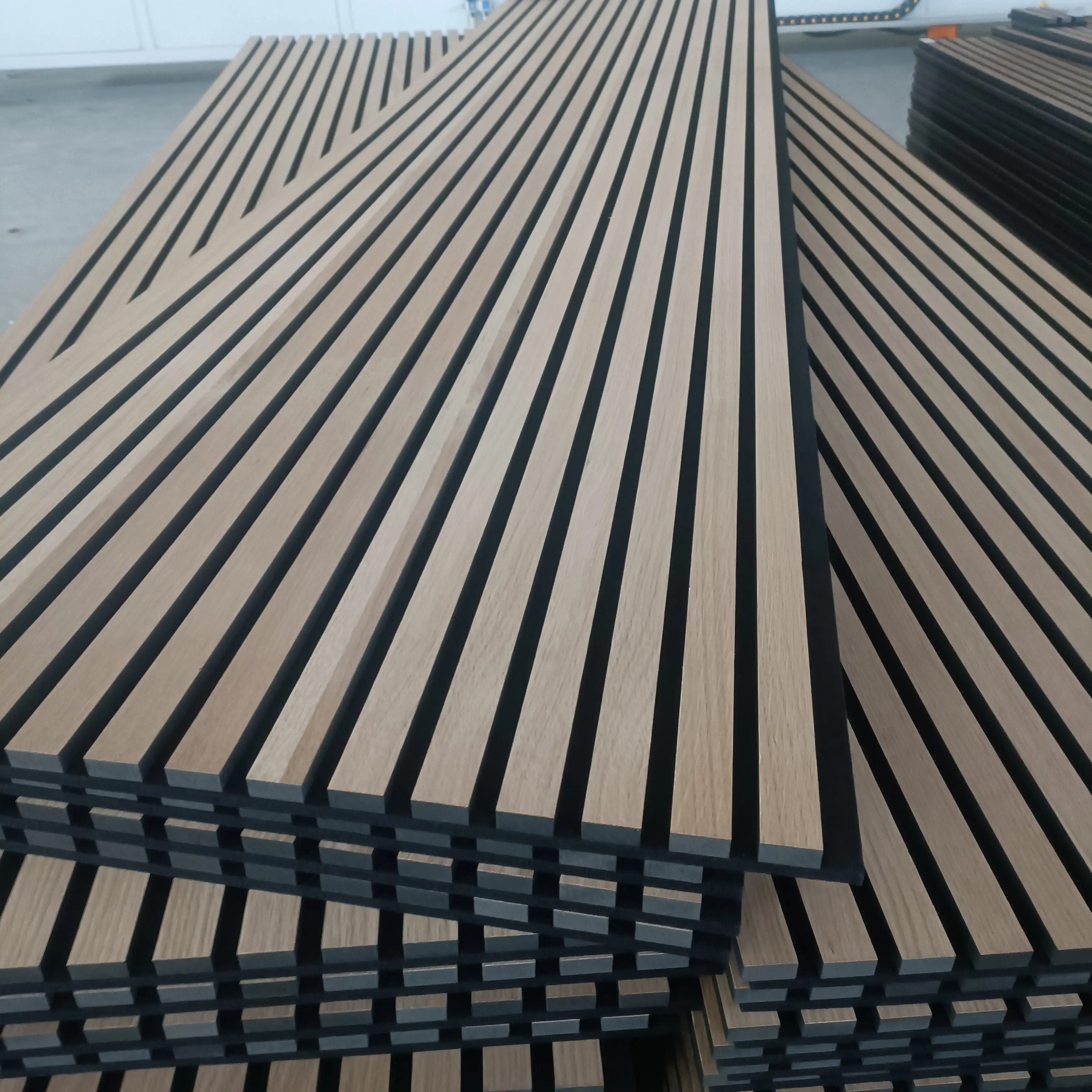 Wooden Wall Slats Felt Acoustic Panels Sound Proof Wood Sound Panels for Hotel 1