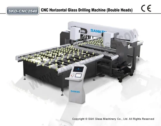 Advanced Sanken Glass CNC Drilling and Edging Machine - Glass Drilling Machine and Glass Online Drilling Machine 1