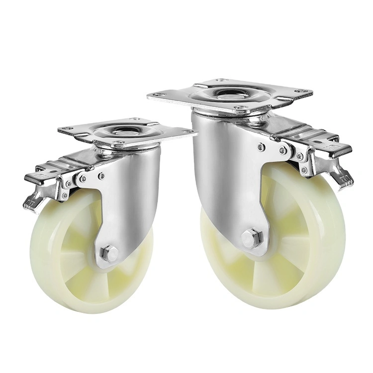 High Quality Medium Heavy Duty Universal Silent Casters 4 industrial Rotary Cart Casters 1