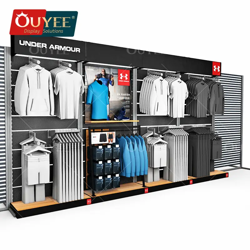 Arredamento per negozi al dettaglio e espositori per abbigliamento femminile. 1