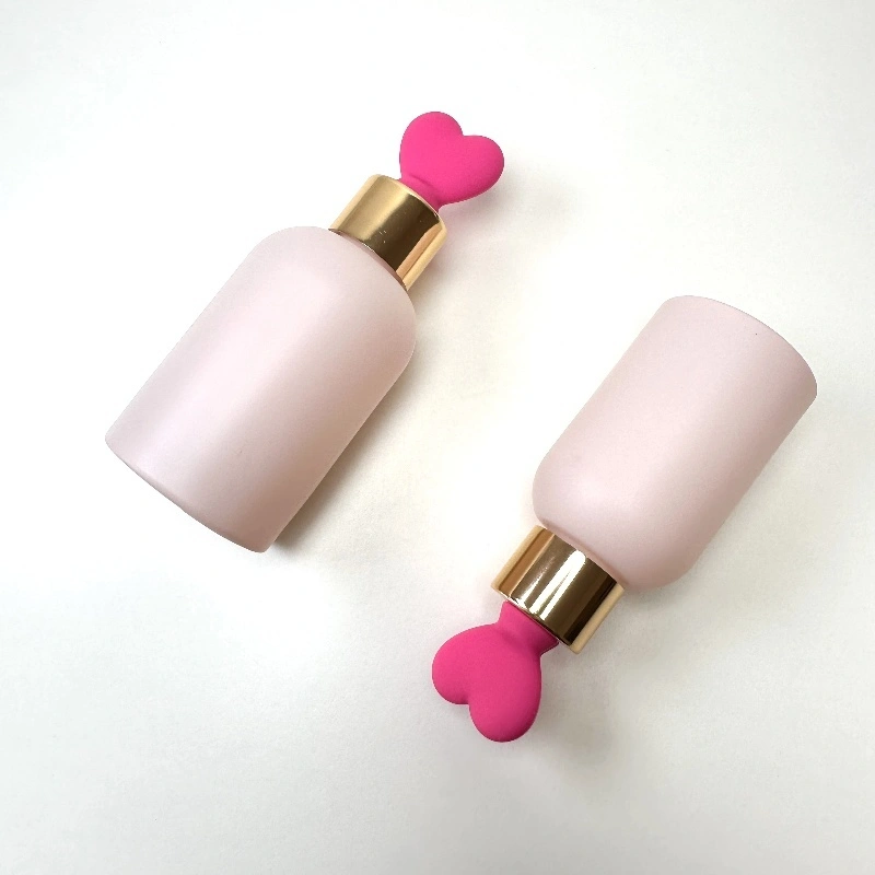 Chuxin Glass Cosmetic Dropper Bottle Set - 15ml 30ml 50ml Pink Oil Bottle Packaging 1