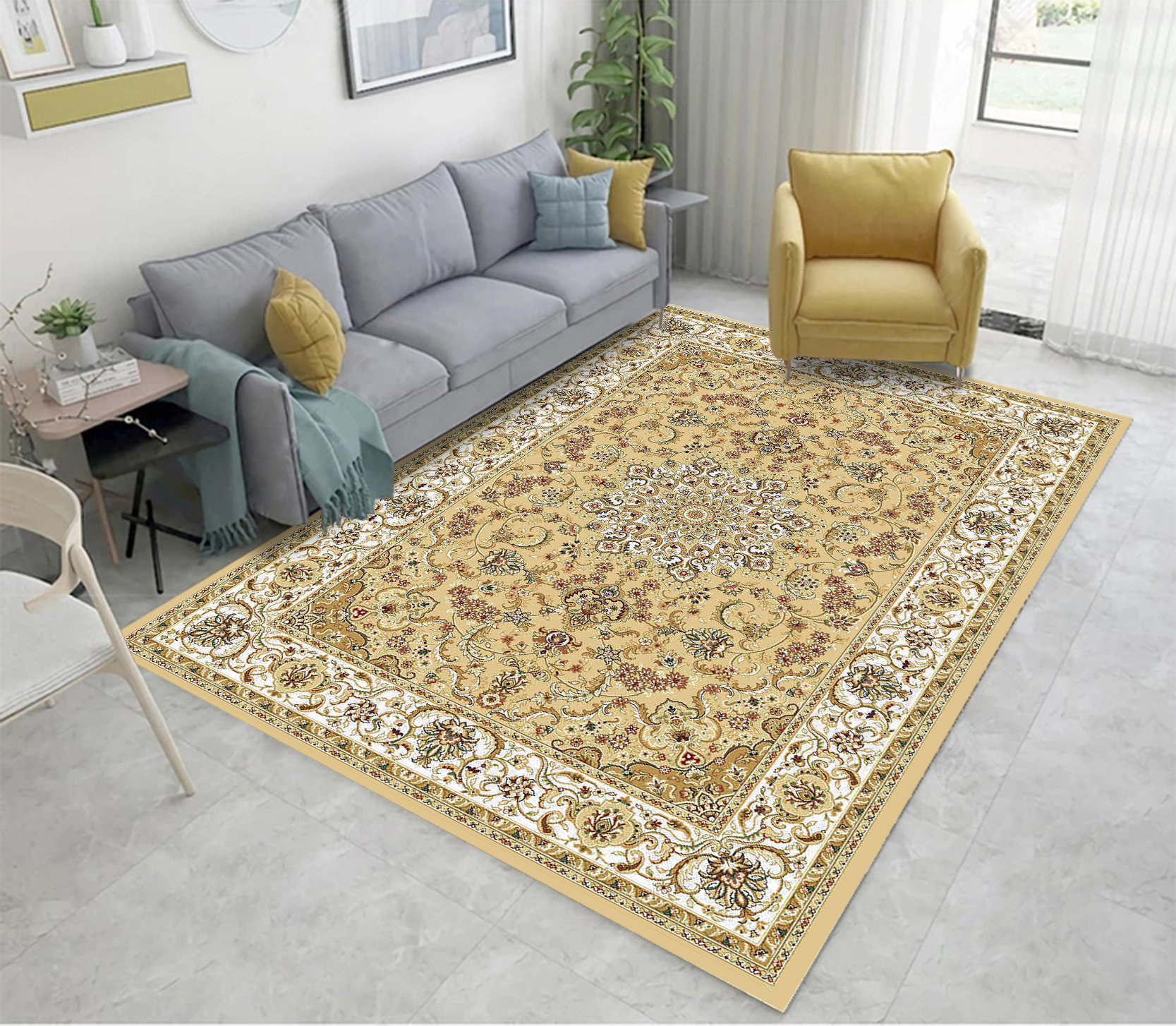 Tapis Wilton épais imprimé sur mesure pour la prière et le salon 5