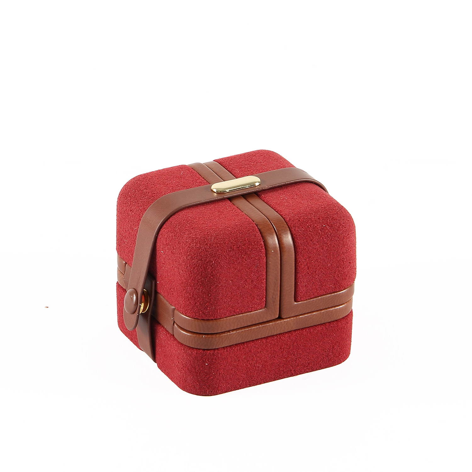 Custom High Leather PU Jewelry Box for Bracelets, Necklaces, and Rings 1