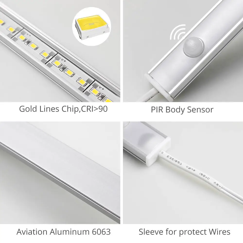 Good Sellingcupboard Lights Motion Sensor Company LED Cabinet Light Down 4