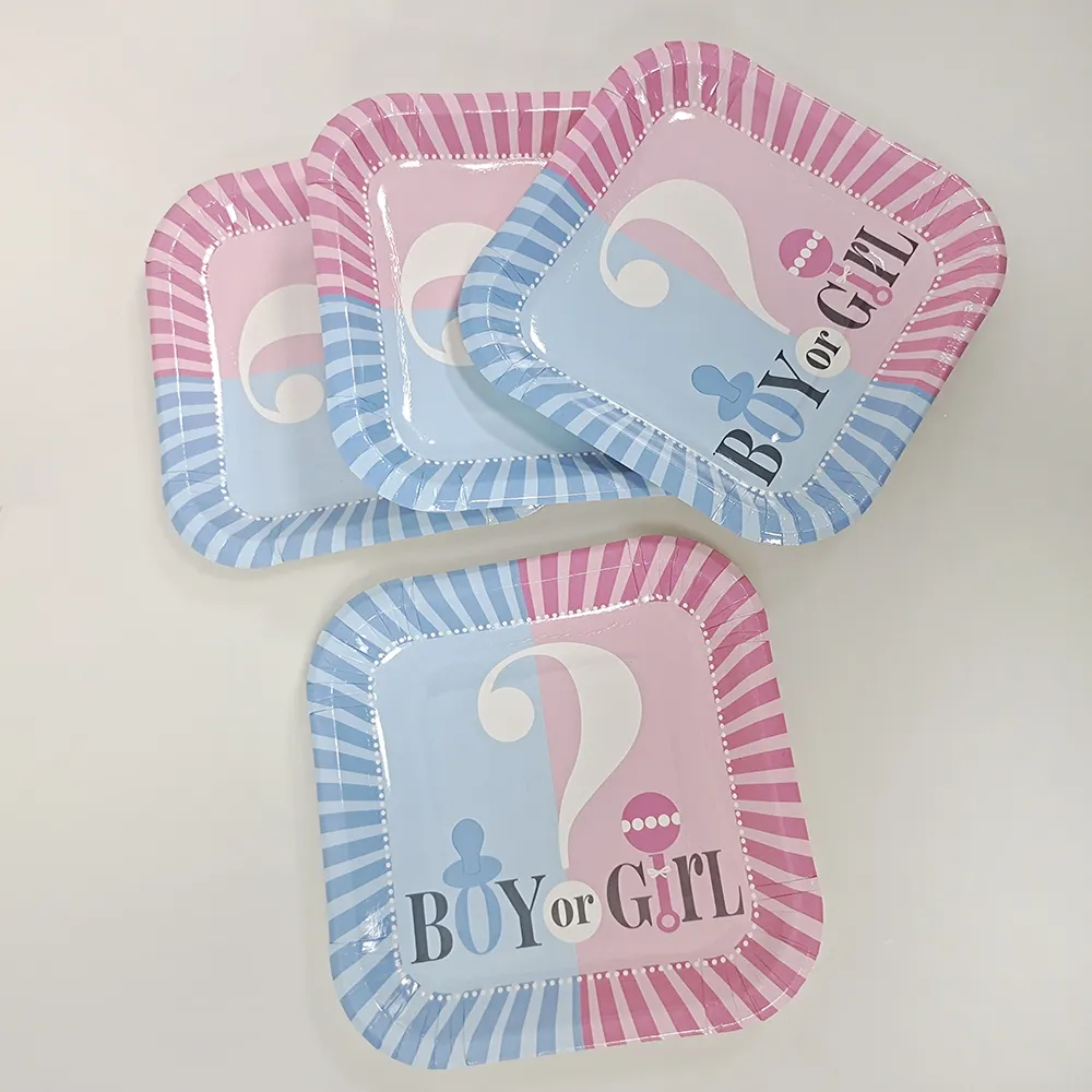 Printed Party Plates XiangSheng by Xiangsheng 5