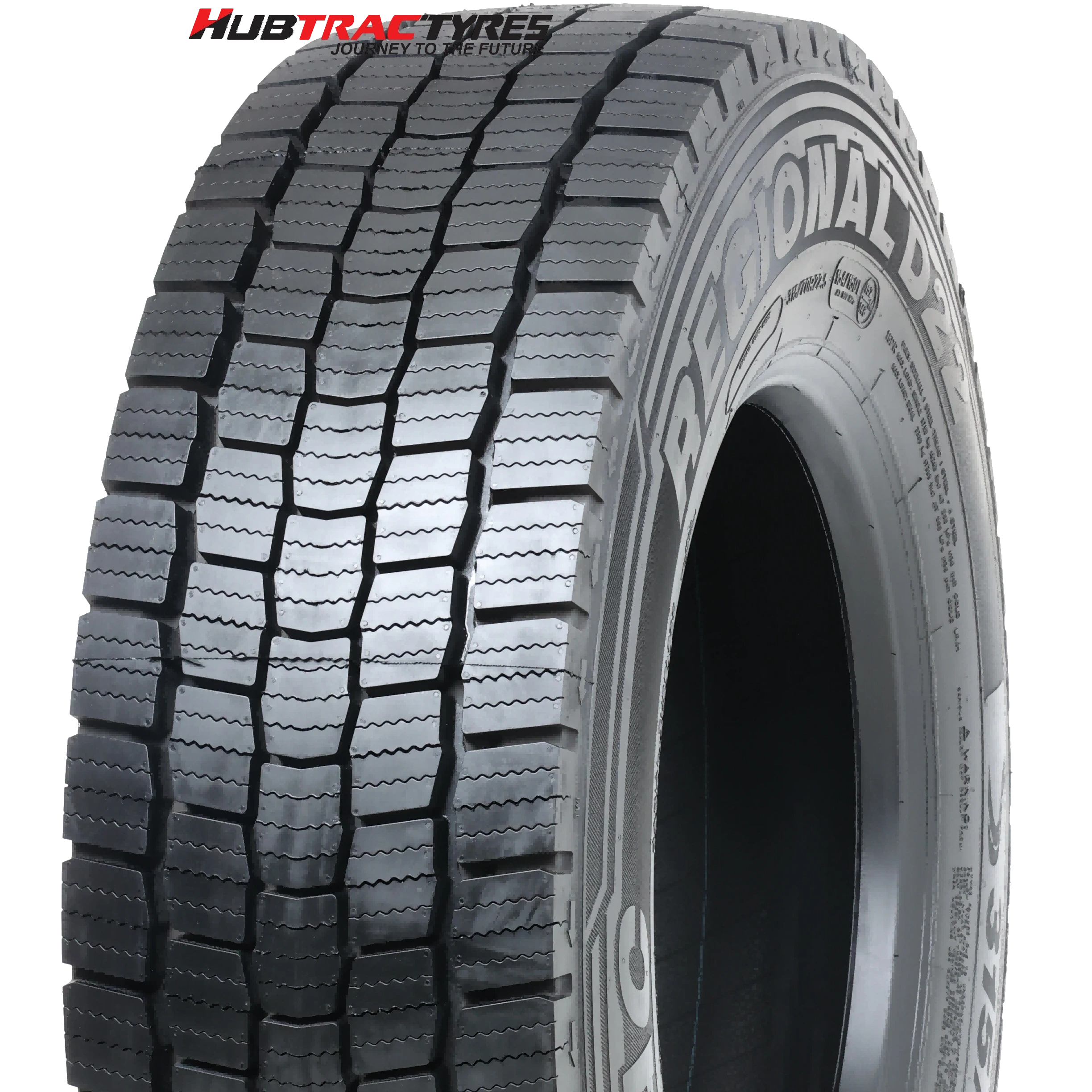 Hubtrac Serbia Radial Truck Tires 295/60r22.5 Size Regional D22 Ece R117 Certified New Used Rubber Material Europe-made Truck 1