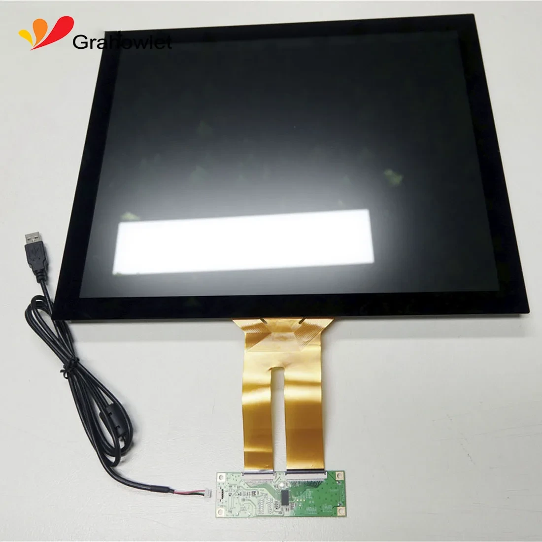 Hx1701702 Pcap 5x4 Industrial Touch Screen 17 Inch 1024x768 Tft Lcd Touch Display Capacitive Large Size Smart Home Car Charging 1