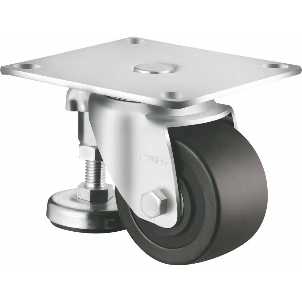 Medium Duty Rotating Caster Wheel With Adjustable Support Legs Caster Wheel 1
