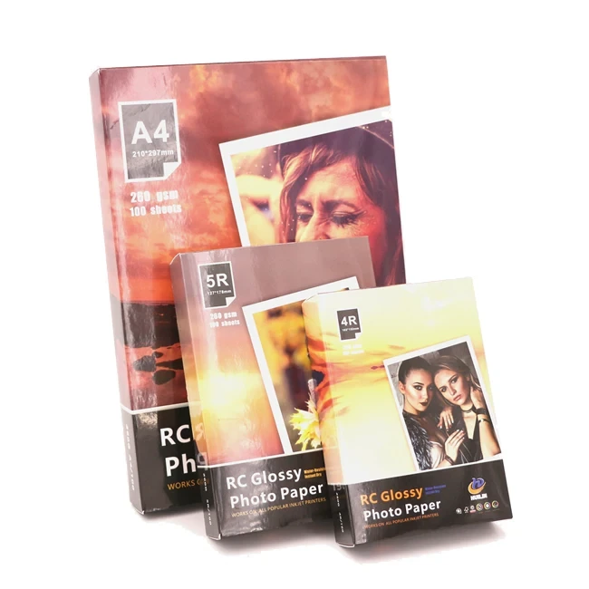 Inkjet RC Glossy Photo Paper - A3 A4 4x6 10x15 13x18 1