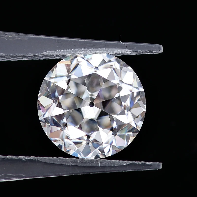 5carat Loose Diamond Old European Cut Def Colorless Moissanite Stones Oec Cut Certified Diamond Pass Tester 1