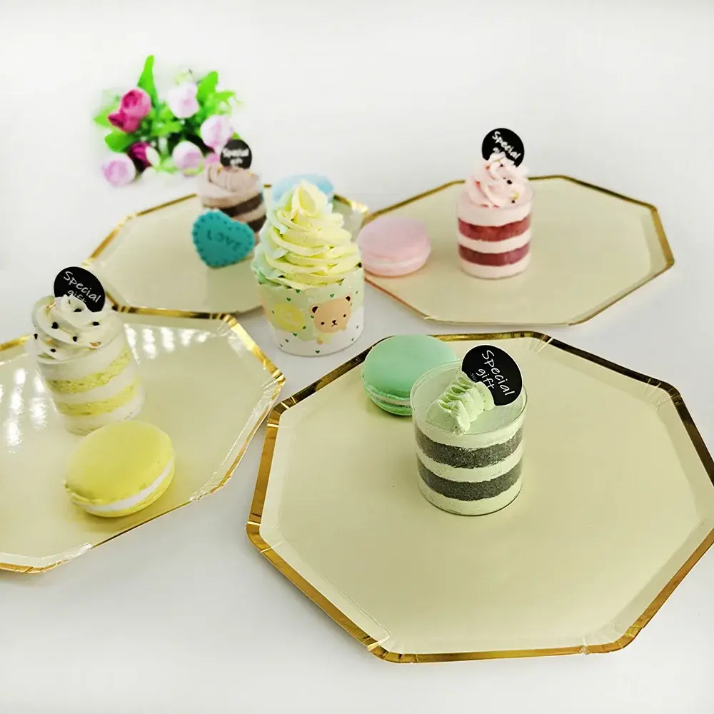 Floral Paper Plates XIANG SHENG by Xiangsheng 4