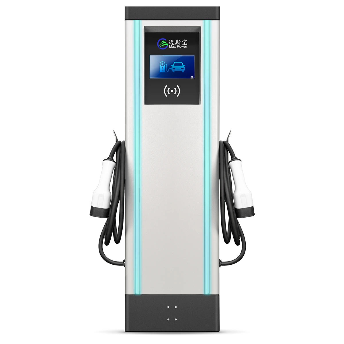 14kw 22kw 44kw Double Guns Fast Car Ev Charger Charging Station Support OEM ODM Max Power 1