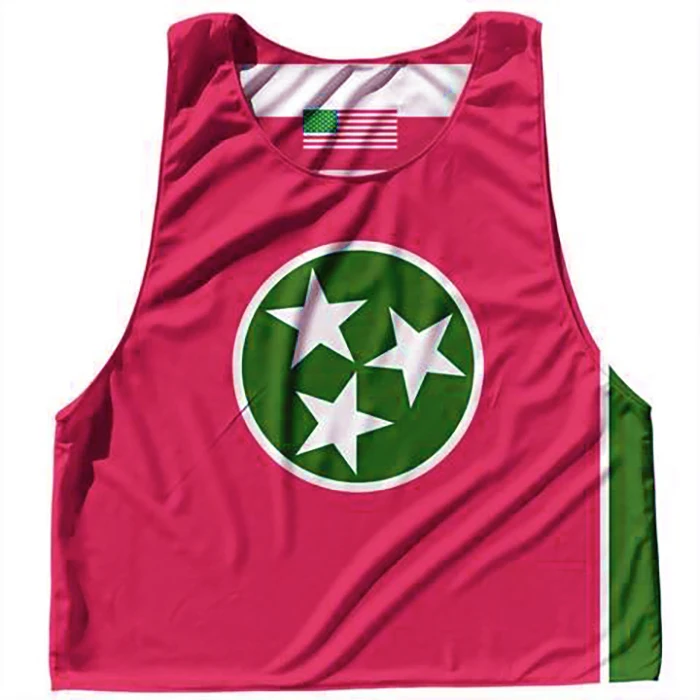 Pinnies de lacrosse reversíveis personalizados 3