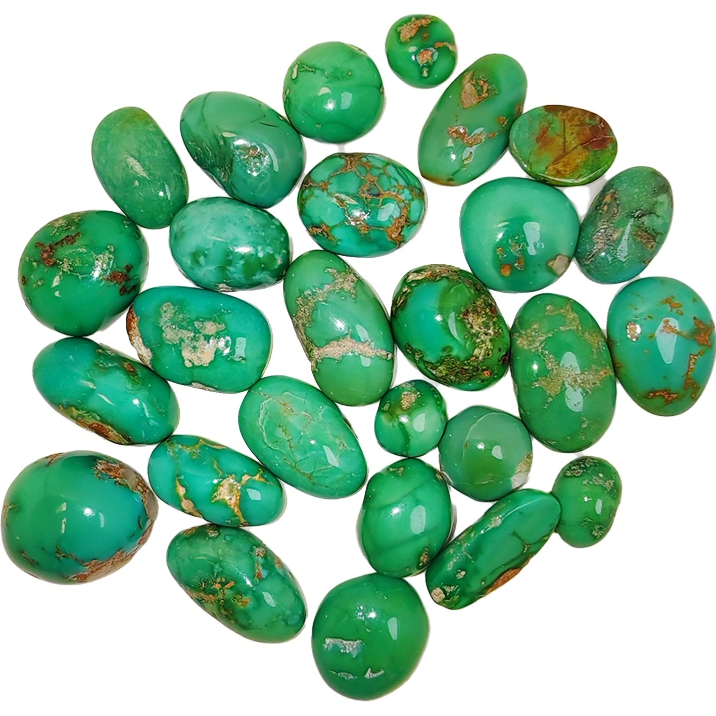Natural Turquoise Free-shape Cab Size Free-shape High Quality Gemstone Rectangle Blue Turquoise 1