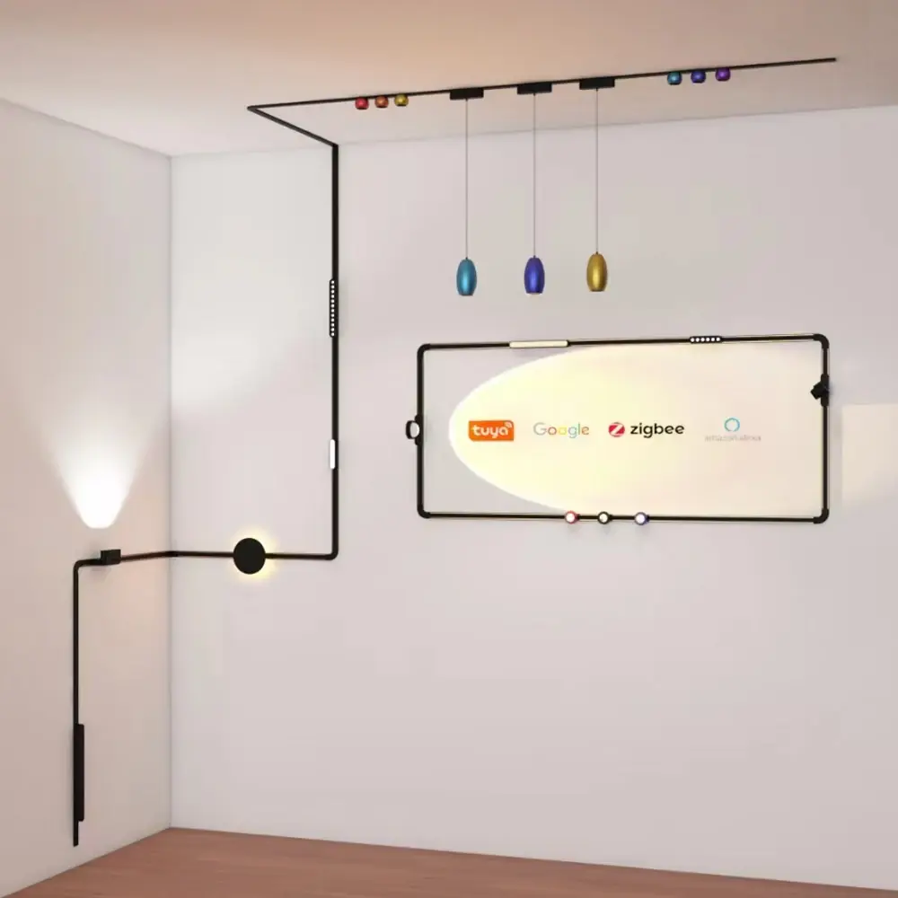 Practicalled Light Supplier for Sale Magnet Spotlight Pendant Light Linear Light Living Room 9