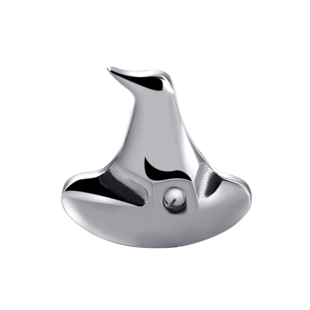 Eternal Metal Astm F136 Titanium Halloween Hat Threadless Disc Helix Piercing Ends F136 Titanium 1