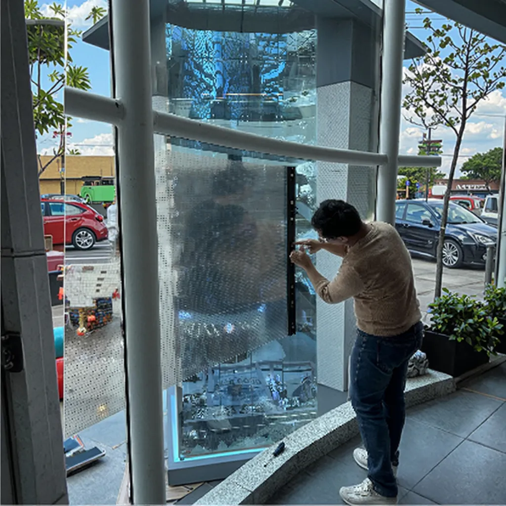 Top Transparent Flexible Led Display From China 4