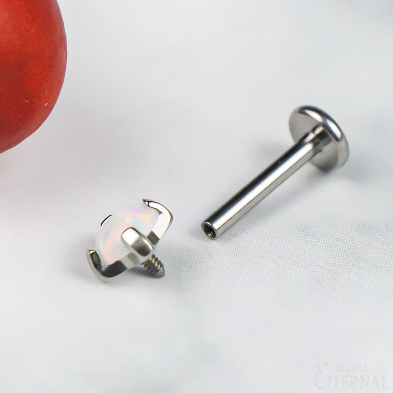 Eternal Metal 16g Astm F136 Implant Grade Titanium Internally Threaded Wholesale Piercing Lips Stud 1