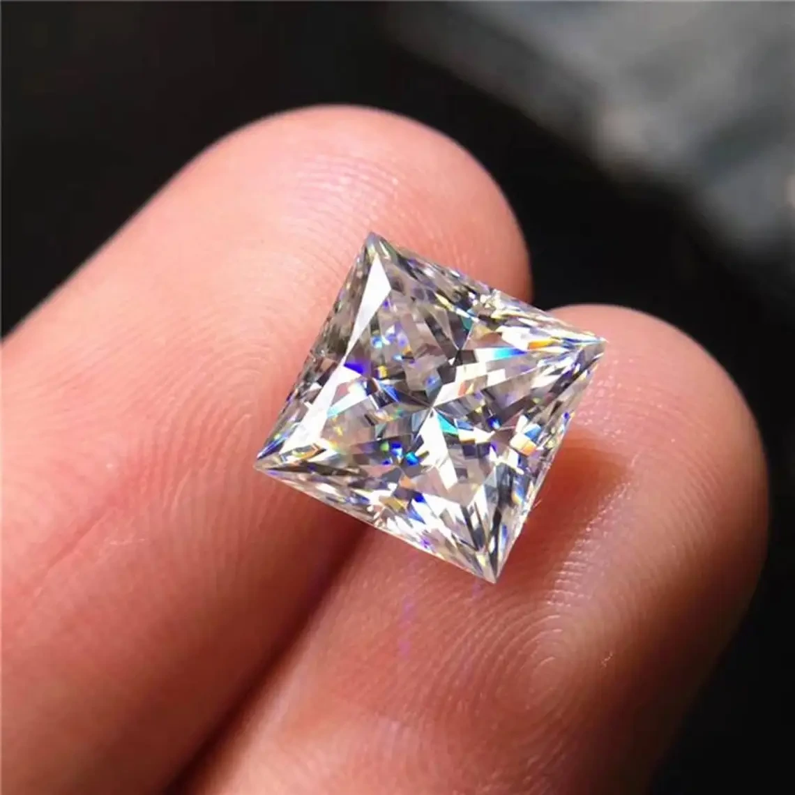 Cvd Diamond Princess Cut Lab Grown Diamond F Color Vs 1 2.02 Ct 7.16 Mm Loose Princess Cut Diamonds 1