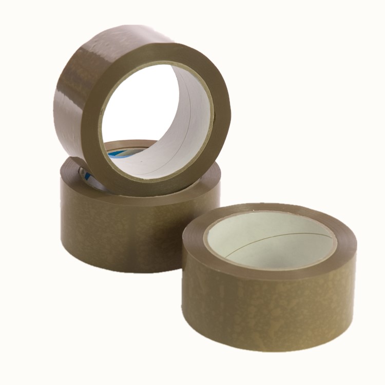 2 дюйма x 110y Bopp Brown Tan Color очень липкая упаковочная лента для картонного уплотнения 5